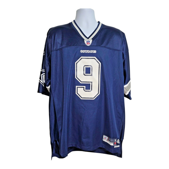 Tony Romo #9 Dallas Cowboys NFL Equipment Reebok Football Blue Jersey Mens XL - Picture 1 of 5